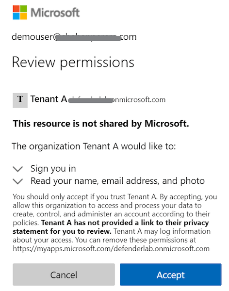 Review permissions
